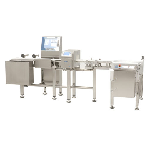 Checkweighers ensure that the weight of a product is within specified limits.