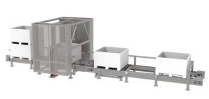 BIN DE-STACK, WEIGH, & RE-STACK SYSTEMS