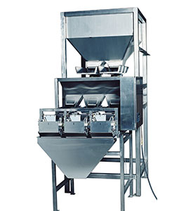 The F-206 Super-X series comes in 6 different configurations and is mostly used in large scale operations to weigh product into boxes, pails, bags, or bins.