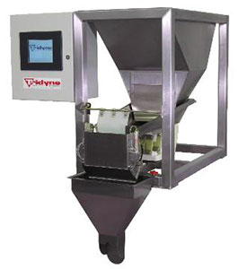 F-100 Single vibratory feeder system mostly used for manual operations as a tabletop unit.